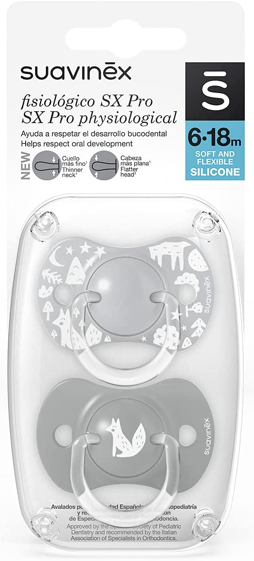 Chupete Silicona Fisiologico Suavinex SX Pro Zero-Zero 6-18Meses