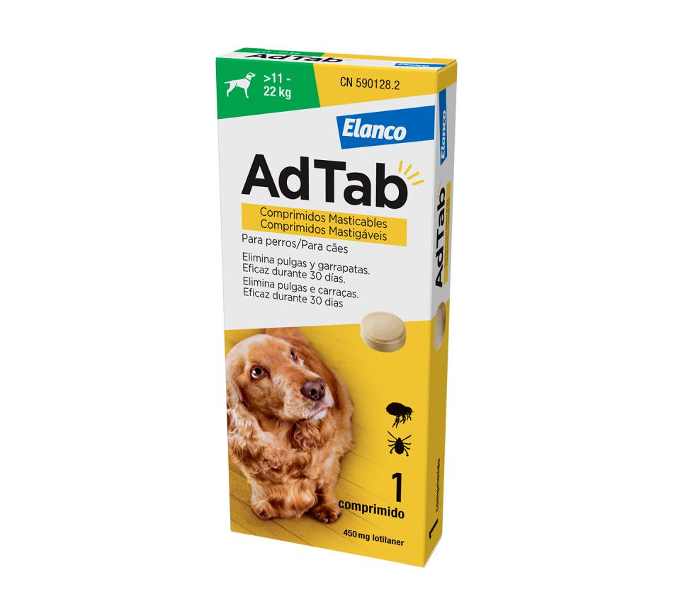 AdTAb Comprimidos Mastigáveis, Cão (11-22 kg), 1 Unidade