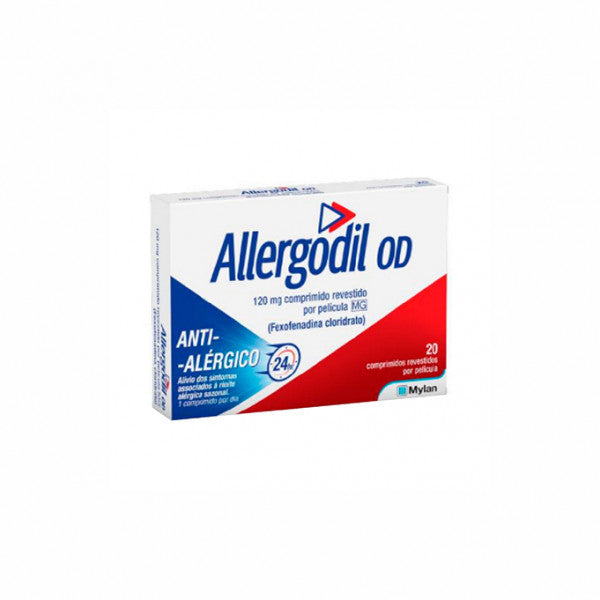 Allergodil OD 120mg 20 comprimidos - Validade 04/24