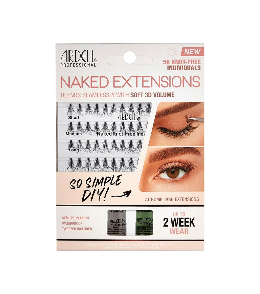 Ardell Kit Extensões de Pestanas Naked Extensions
