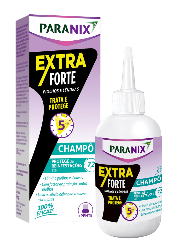 Paranix Extra Forte Champô Tratamento Piolhos 200 mL