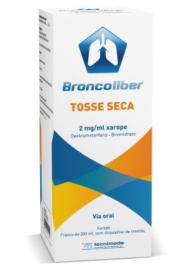 Broncoliber 2mg/ml Xarope Tosse Seca 200ml