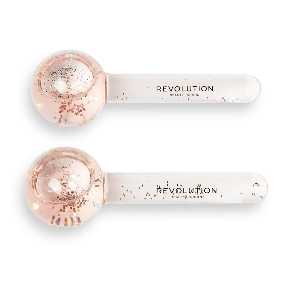 Revolution Skincare Conjunto Face Ice Globe - Pink Glitter