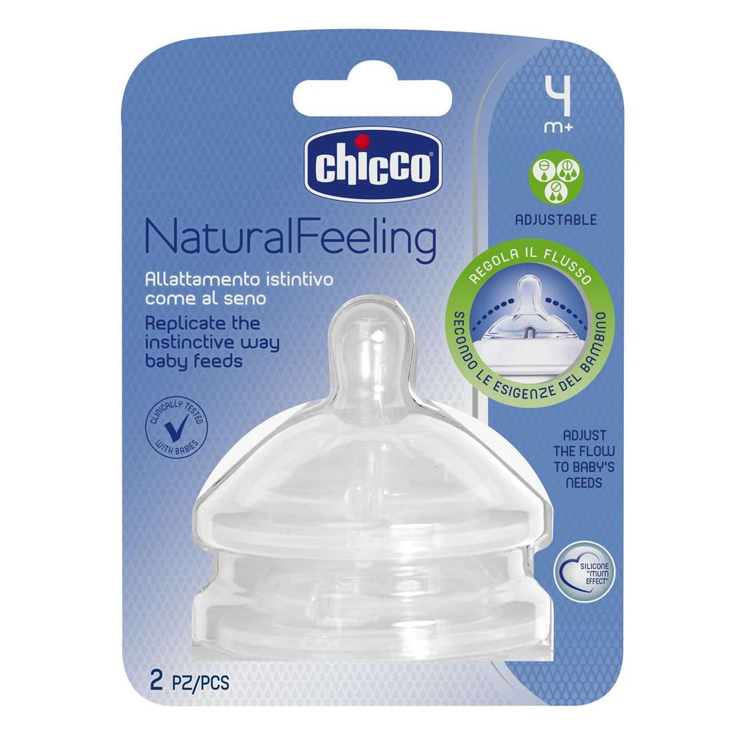 Chicco NaturalFeeling Tetina Fluxo Regulável 4m+