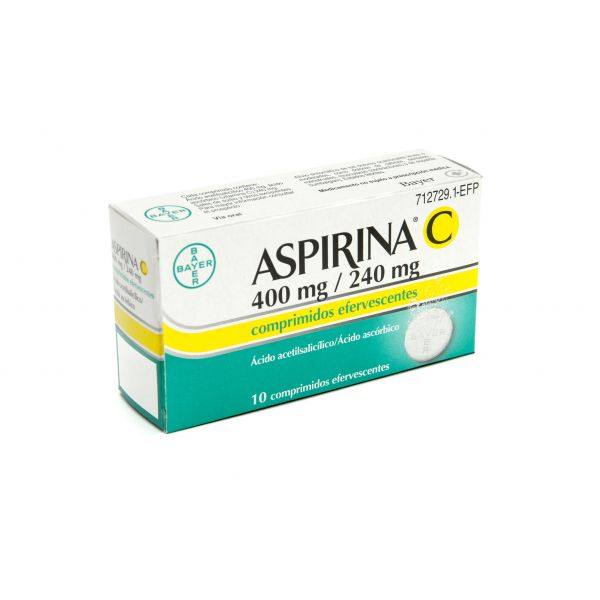 Aspirina C, 400/240 mg x 10 comp efervescentes