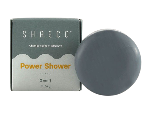 Shaeco Power Shower 2 em 1 Gel Champô Sólido 100g