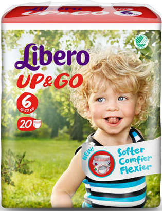 Libero Fralda Up & Go (T6)
