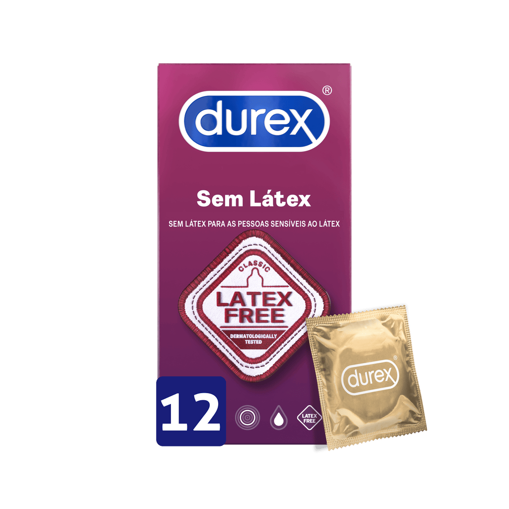 Durex Preservativo Sem Látex x 12 unidades