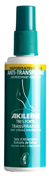 Akileine Anti-Transpirante Vaporizador Bi-Ativo 100 mL