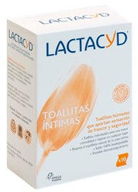 Lactacyd Toalhetes de Higiene Intíma 10 unidades