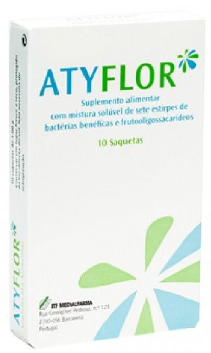 Atyflor Saquetas de pó para solução oral 10 unidades