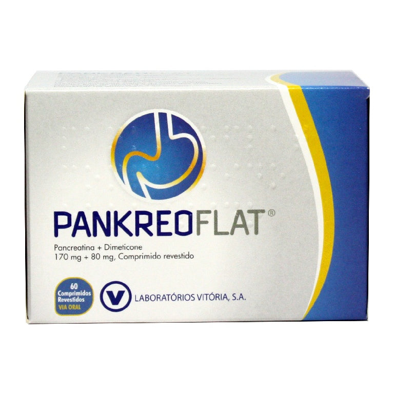Pankreoflat 170/80 mg x 60 comprimidos revestidos