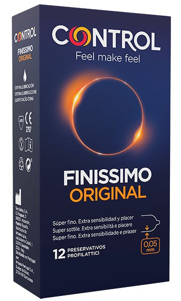 Control Preservativo Finissimo Original x 12 unidades