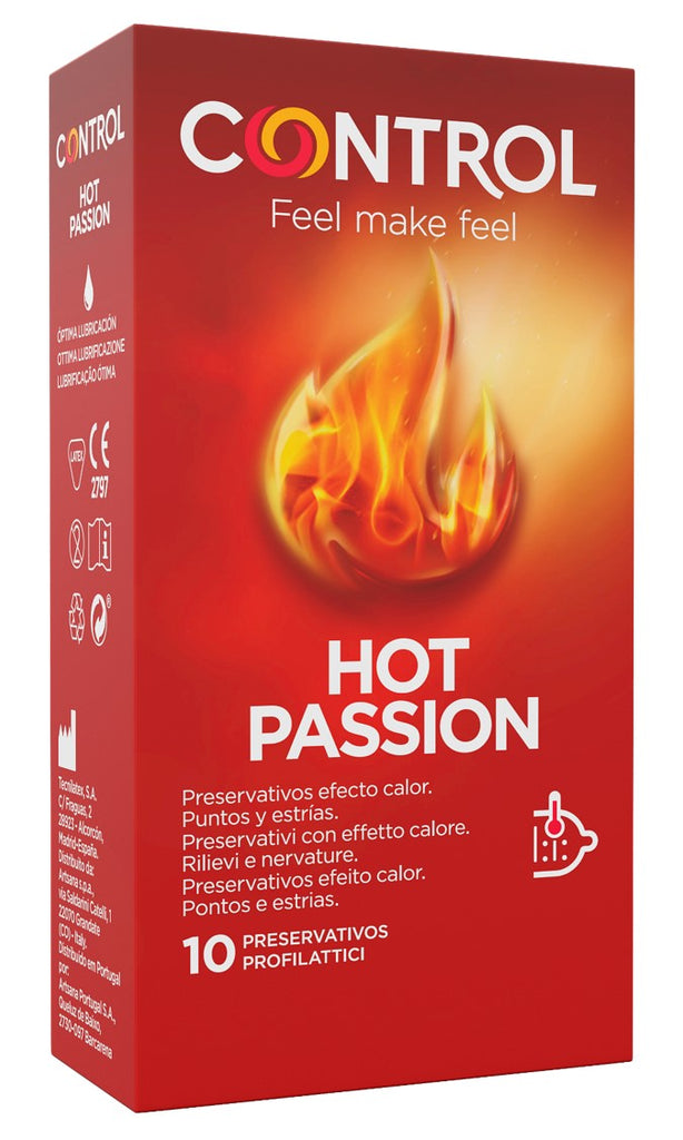 Control Preservativo Hot Passion  x 10 unidades