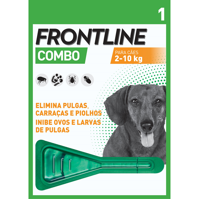 Frontline Combo Cão 2-10kg 0,67 mL x 1 pipeta