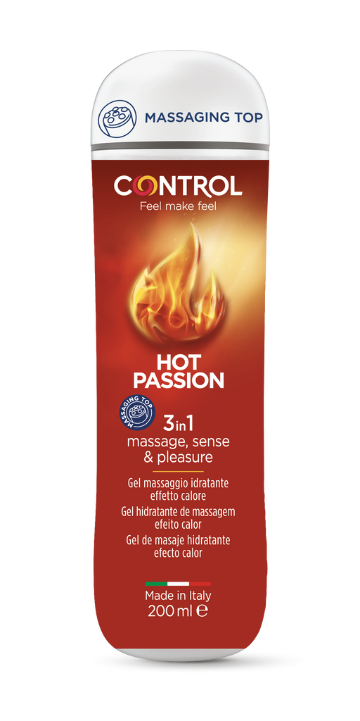 Control Hot Passion Gel de Massagem 3 em 1