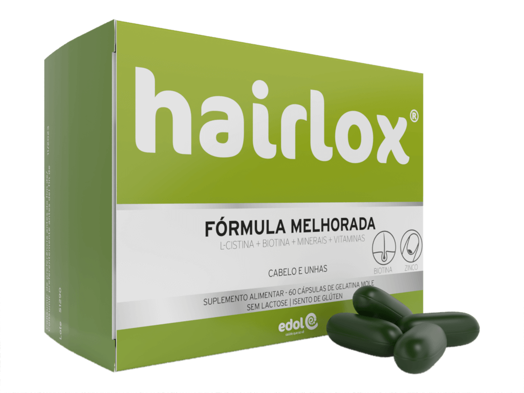 Hairlox® Revitalizante Cabelo e Unhas 60 Cápsulas