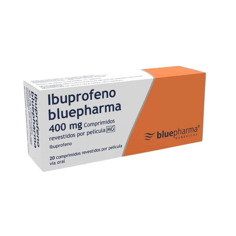Ibuprofeno Bluepharma MG 400mg x 20 Comprimidos Revestidos
