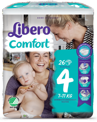 Libero Fralda Comfort (T4) x 16         (4.90€/pacote)
