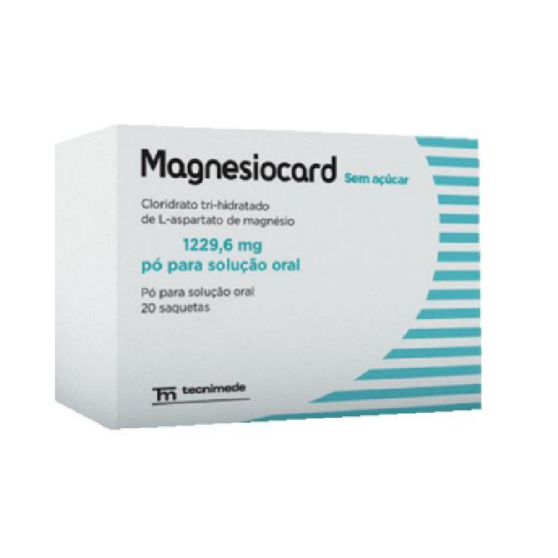 Magnesiocard Sem Açúcar Pó para Solução Oral x 20 saquetas