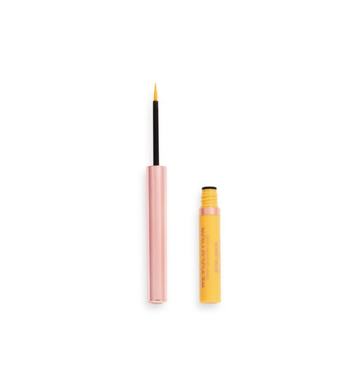 Makeup Revolution Neon Heat - Delineador Líquido - Lemon Yellow