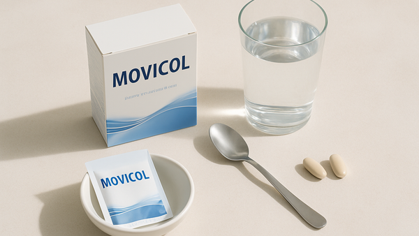 Ilustração para o artigo: Movicol para Obstipação: O Que É, Como Funciona e Onde Comprar em Portugal