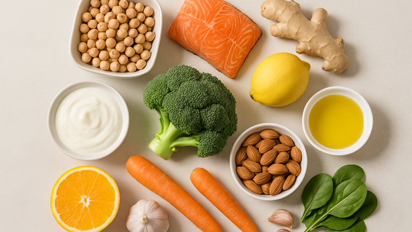 Ilustração para o artigo: 10 Alimentos que Contribuem para o Normal Funcionamento do Sistema Imunitário