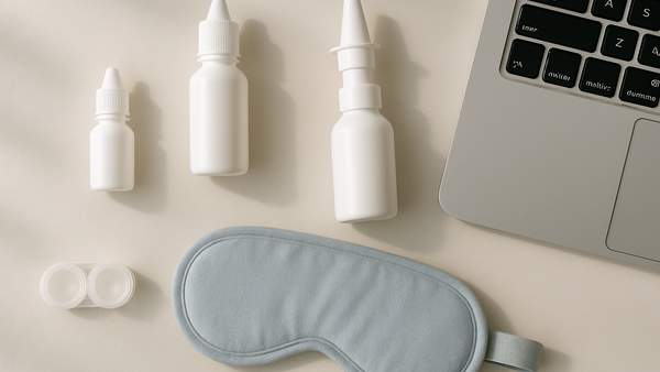 Ilustração para o artigo: Melhores Produtos para Olhos Secos: Guia para Quem Usa Computador Todo o Dia