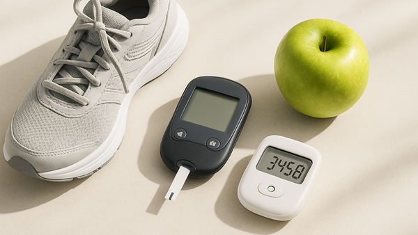Ilustração para o artigo: Caminhar é bom para a diabetes? O que a ciência diz
