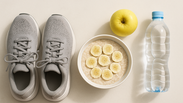 Ilustração para o artigo: Quanto tempo antes de correr devo comer? Guia prático para corredores