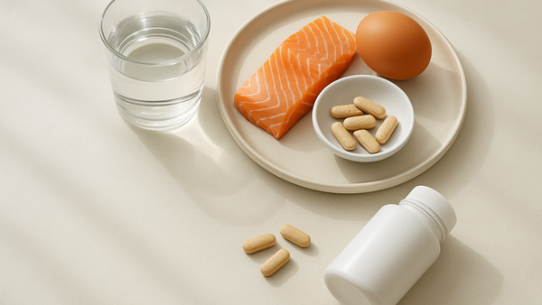 Ilustração para o artigo: Como sei se tenho falta de vitamina B12? Sinais, causas e o que fazer
