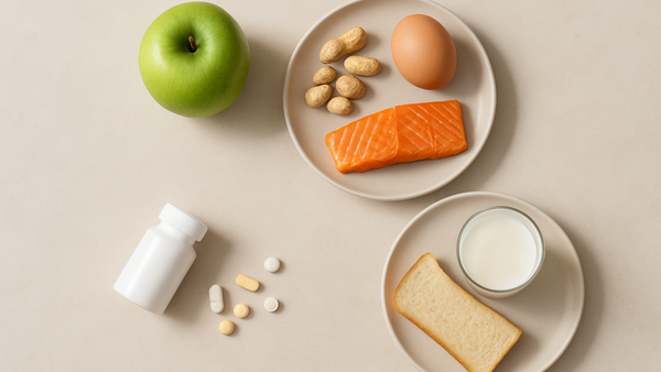 Ilustração para o artigo: Diferenças Entre Alergia e Intolerância Alimentar: O Que Precisa de Saber