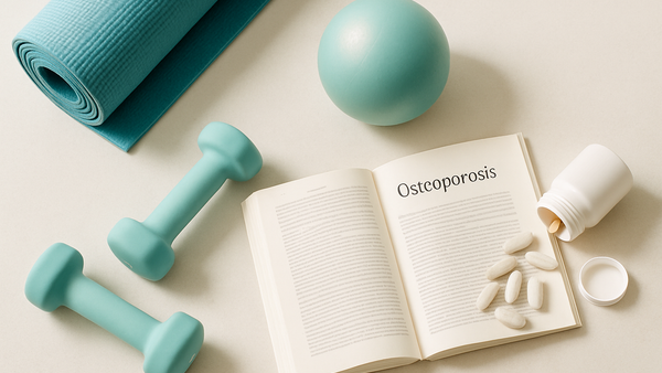 Ilustração para o artigo: Pilates Ajuda na Osteoporose? O Que Diz a Evidência