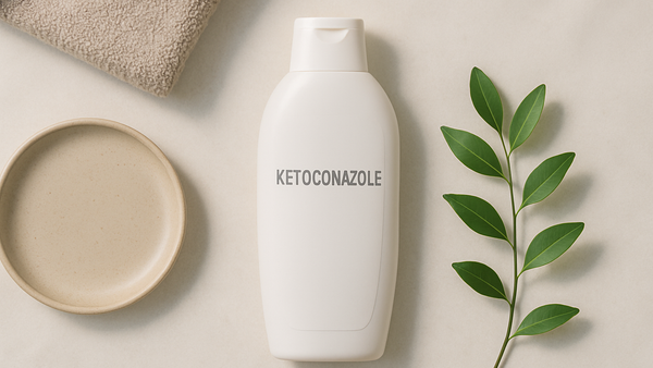 Ilustração para o artigo: Cetoconazol Shampoo: Como Usar, Benefícios e Quando Ir ao Dermatologista