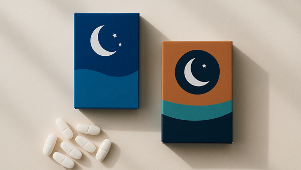 Ilustração para o artigo: Dormidina ou Valdispert Noite: qual é melhor para dormir?