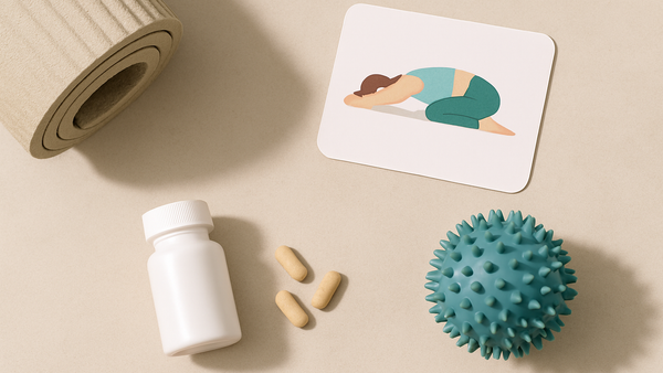 Ilustração para o artigo: Posso Fazer Pilates com Dor Lombar? O Que Precisa de Saber Antes de Começar