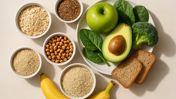 Ilustração para o artigo: A Importância das Fibras na Alimentação: Benefícios e Alimentos a Privilegiar