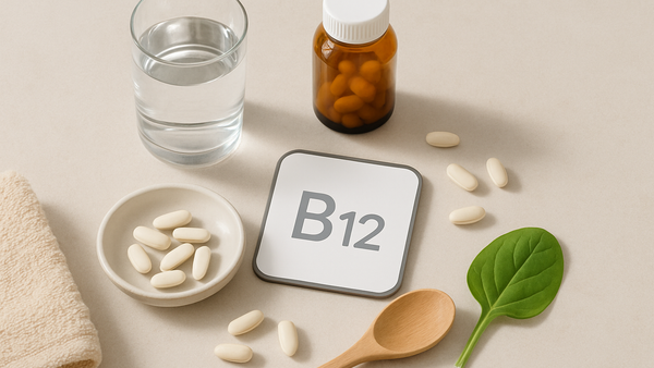 Ilustração para o artigo: Vitamina B12 Baixa: Sintomas, Causas e Consequências