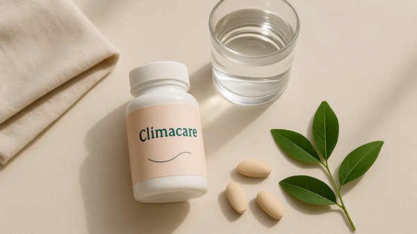 Ilustração para o artigo: ClimaCare na Menopausa: Benefícios, Indicações e Como Usar