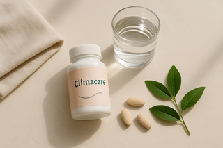 Ilustração para o artigo: ClimaCare na Menopausa: Benefícios, Indicações e Como Usar