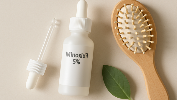 Ilustração para o artigo: Minoxidil 5%: Como Usar para a Queda de Cabelo e Resultados Esperados