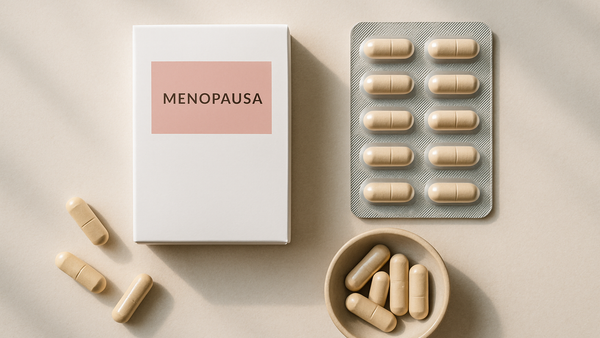 Ilustração para o artigo: Afax Menopausa: Composição, Para Que Serve e Como Tomar