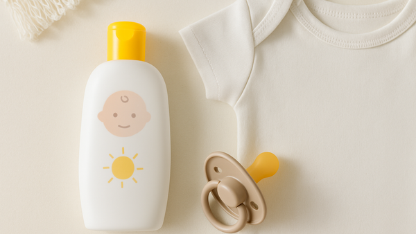 Ilustração para o artigo: Protetor Solar para Bebés com Menos de 6 Meses: O Que Precisa de Saber