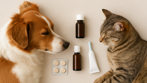 Ilustração para o artigo: Quando Usar Desparasitante Interno e Externo em Cães e Gatos