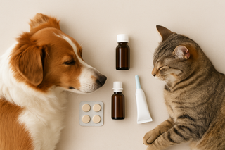 Ilustração para o artigo: Quando Usar Desparasitante Interno e Externo em Cães e Gatos