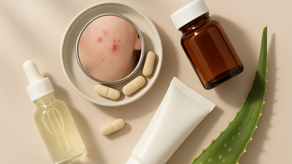 Ilustração para o artigo: Acne Hormonal: O Que É, Causas e Como Cuidar da Pele