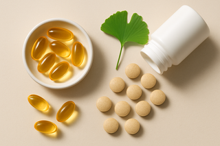 Ilustração para o artigo: Ómega 3 vs Ginkgo Biloba para a Memória: Qual Escolher?