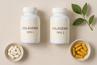 Ilustração para o artigo: Colagénio Tipo 2 vs Tipo 1 para Articulações: Qual Escolher?