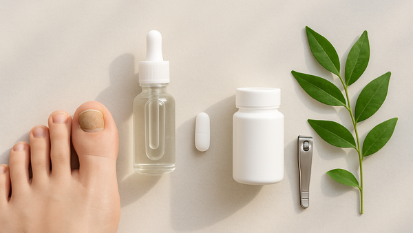Ilustração para o artigo: Micose das Unhas: Causas, Tratamentos e Quando Consultar o Farmacêutico