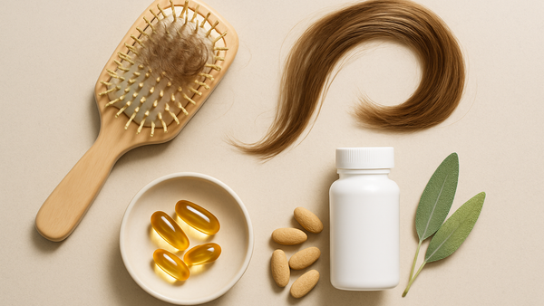 Ilustração para o artigo: Menopausa e Queda de Cabelo: O Que Está a Acontecer e Como Cuidar